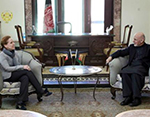 Ghani, US Special  Envoy Talk Ties, Peace